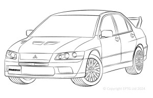 Lancer Evolution VII, VIII & IX inc 260 (2001 - 2007)