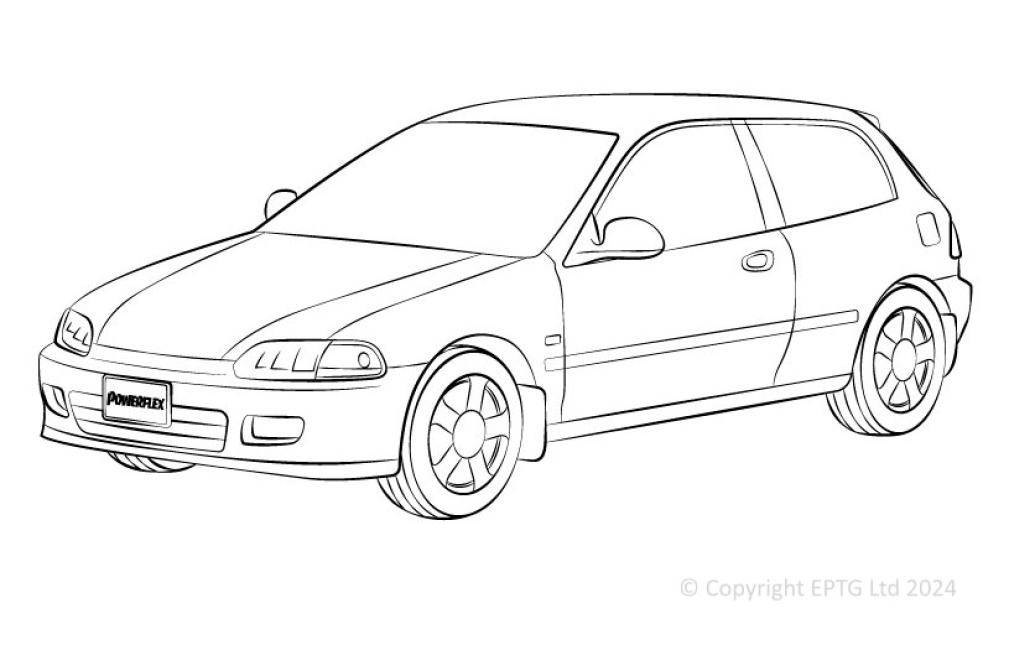 Civic Mk5 EG-EJ inc CRX del Sol (1991-1995)