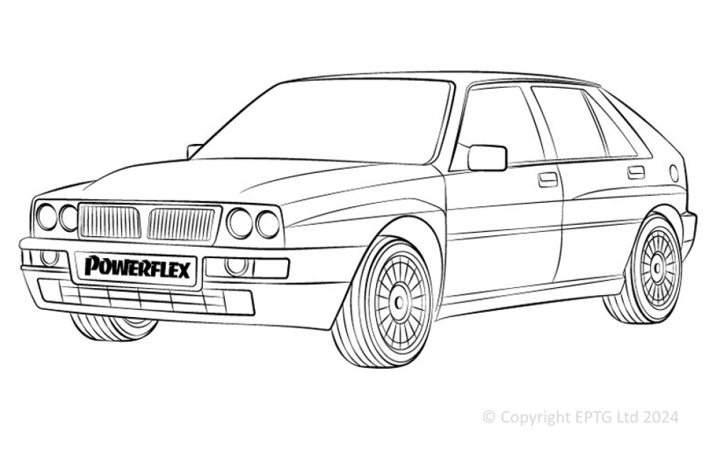 Delta HF Integrale inc Evo (1986 - 1995)