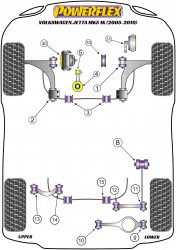 Speed equipment - Powerflex Diagram Volkswagen - Jetta, Bora, Vento Mk5 1K (2005â€“2010) (PFR85-515-19)