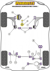 Speed equipment - Powerflex Diagram Volkswagen - Scirocco Mk3 (2008-) (PFF85-503-22.5)